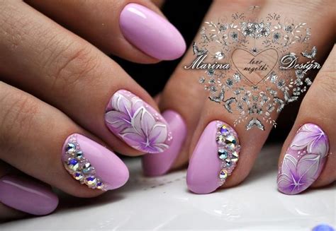 Маникюр с цветами: лучшие рисунки на ногтях (фото) | Floral nails, Nail ...