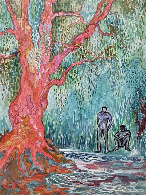 Jean Marc - SUPERB 20th CENTURY FRENCH MODERNIST PAINTING - NUDE MODEL