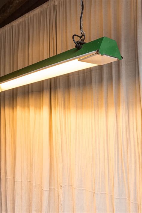 midcentury industrial trough light  retrouvius