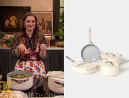 Drew Barrymore Show: January 2021 Drew Barrymore's Ivory Cream Cookware ...