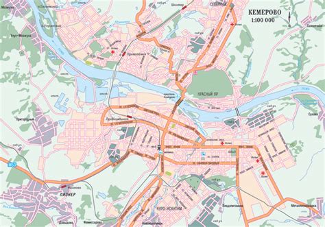 Карта Кемерово — Planetolog.ru
