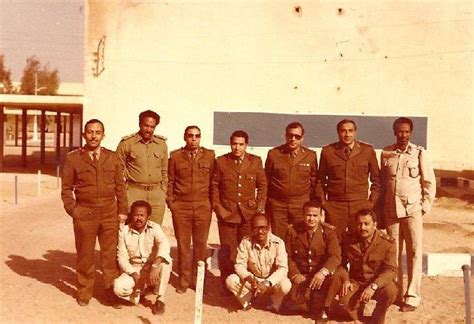 Eleven men in troop uniform - Sudan Memory