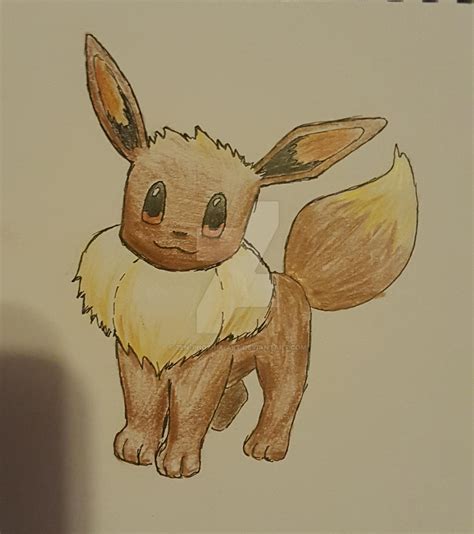fan art eevee  zen phoenix art  deviantart