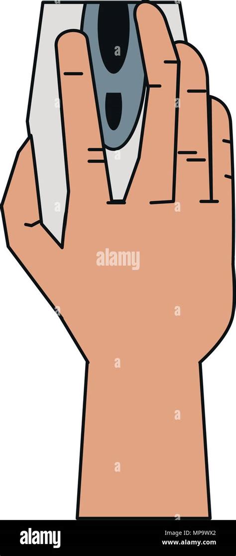 hand  mouse stock vector image art alamy