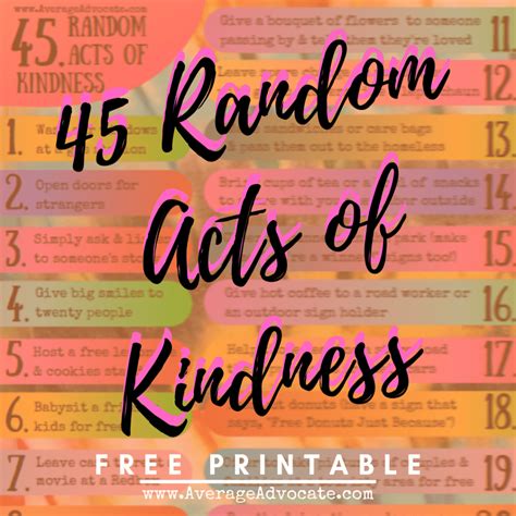 Random Acts Of Kindness Posters