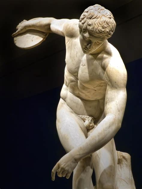 Diskobolos (discus thrower) 2nd century CE Roman copy of 4… | Flickr