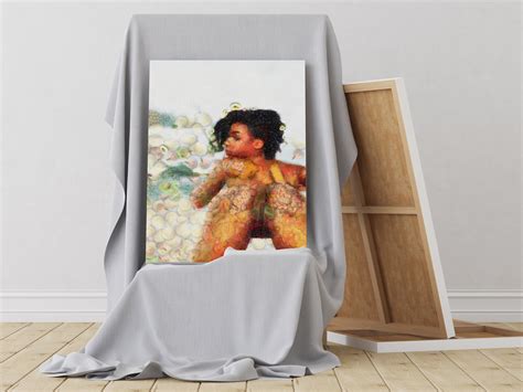 Nude Girl Bent Over and Shows off Her Butt and Shaved Vagina Tropical