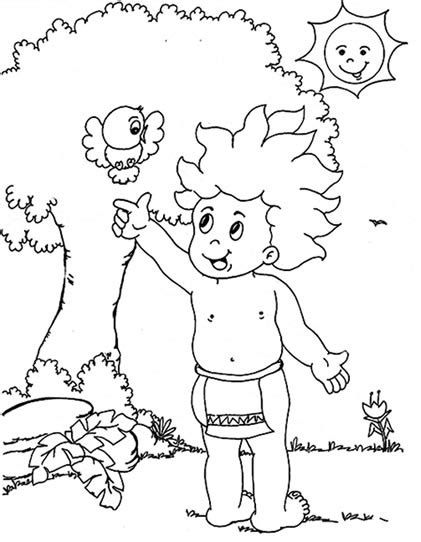 Curupira Para Pintar