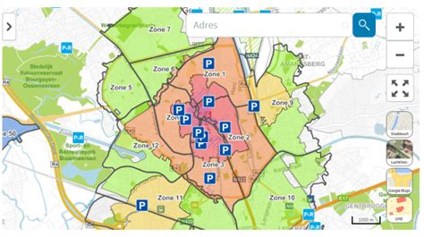 parking  ghent zones ticket machines  underground car parks