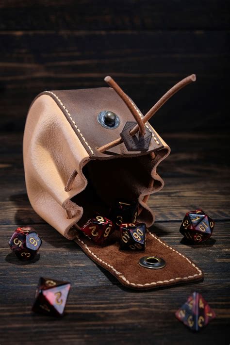 Custom Leather Dice Bag Dice Pouch Dice Storage Christmas - Etsy