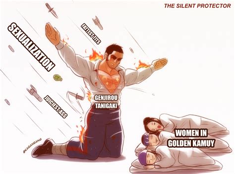 tanigaki genjirou, asirpa, inkarmat, and ienaga kano (golden kamuy ...