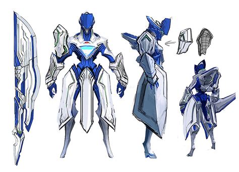 Axe Legion Concept Art - Astral Chain Art Gallery