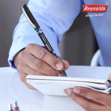 Refillable Plastic Reynolds Trimax Blue Gel Pen, For Writing at ₹ 40 ...