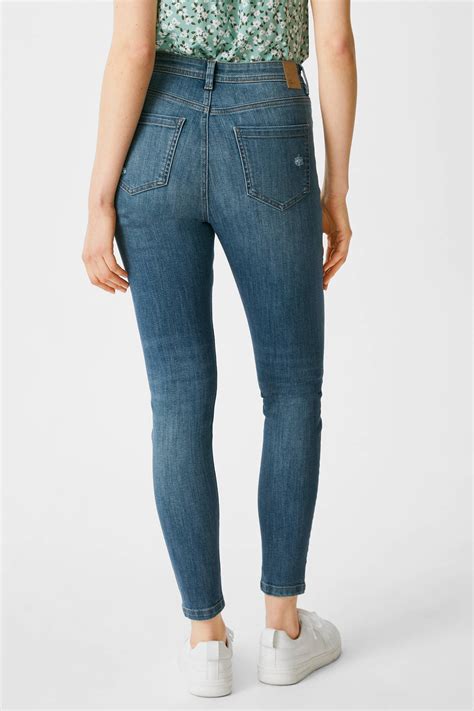 C&A Yessica regular fit jeans blauw | wehkamp