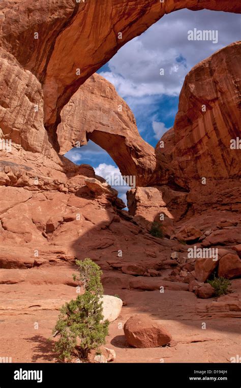 double arch stock photo alamy