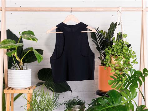 Crop | Monstera Titties Let's Hang - Black
