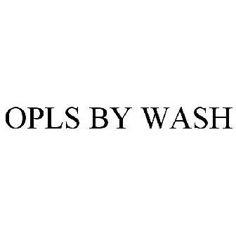OPLS BY WASH Trademark Application of WASH MULTIFAMILY LAUNDRY SYSTEMS ...
