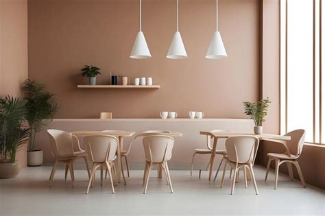 Premium Photo | Modern and minimalist cafe interior design