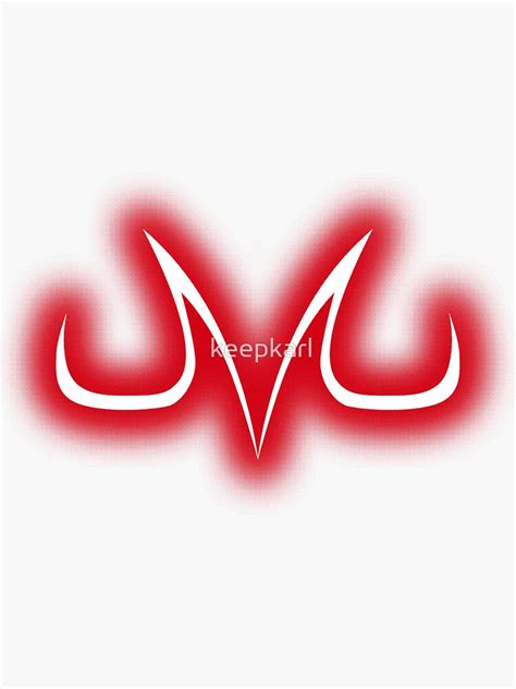 "Majin symbol" Sticker by keepkarl | Redbubble