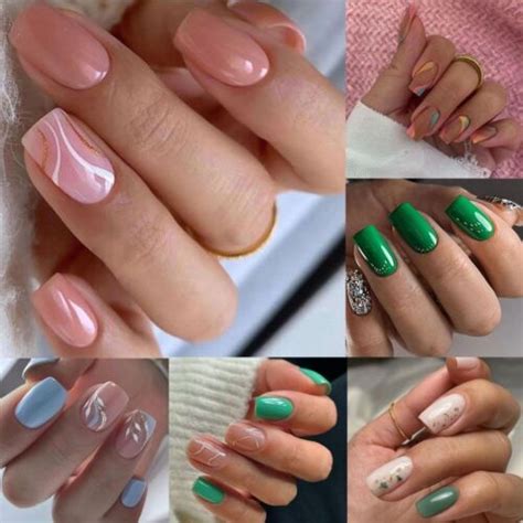 Fresh Flowers Leaf False Nails Long Square Nail Tips Fashion Fake Nials ...