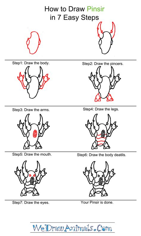 How to Draw Pinsir Pokemon