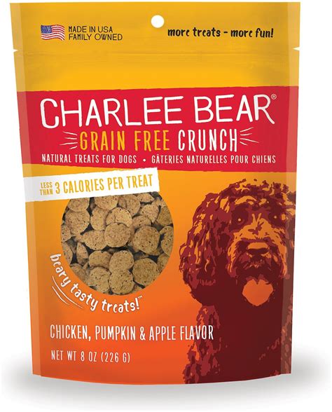 CHARLEE BEAR Natural Bear Crunch Grain-Free Chicken, Pumpkin & Apple