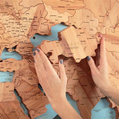 Карта Мира пазл-шмазл | Stationery store design, Wood world map, Map decor