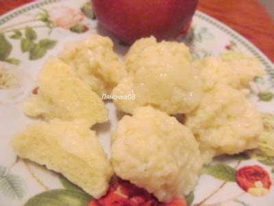 Галушки из яблок : Рецепты для детей