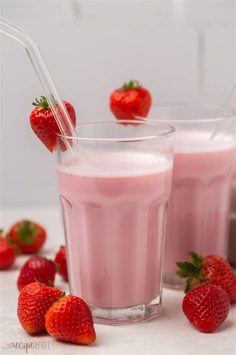 Strawberry Milk - The Recipe Rebel