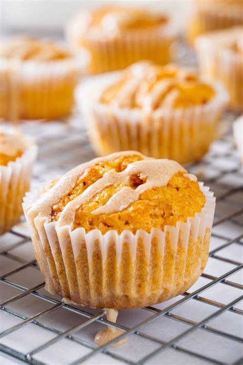 Sweet Potato Muffins With a Cinnamon Sugar Glaze | Made In 30 Minutes