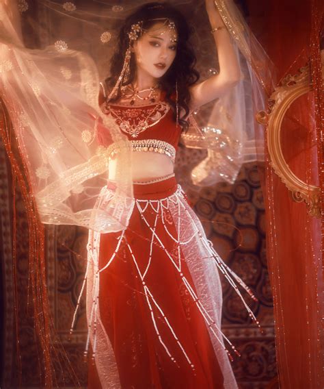 Arabian Nights Embroidered Dancing Gown Set– Peanut Butter