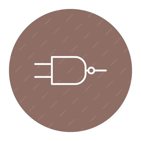 premium vector  brown circle   white background   brown