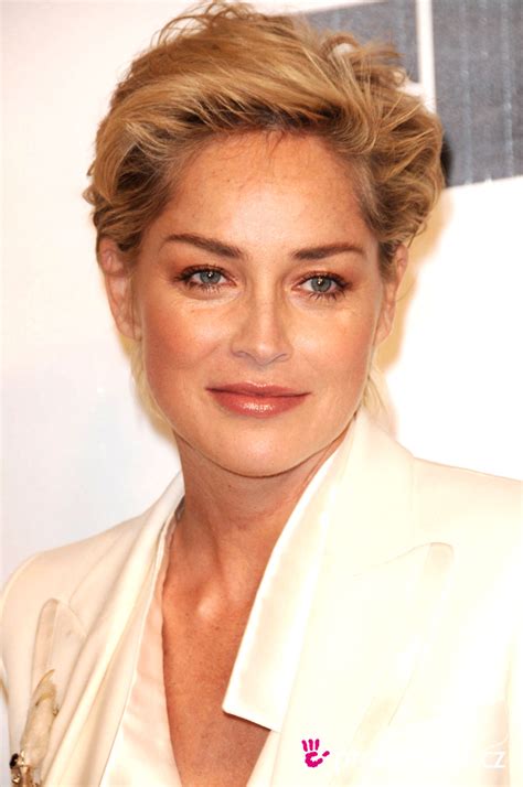 Sharon Stone New Haircut