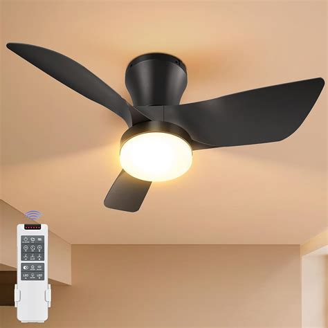 volisun small ceiling fans  lights  flush mount ceiling fan