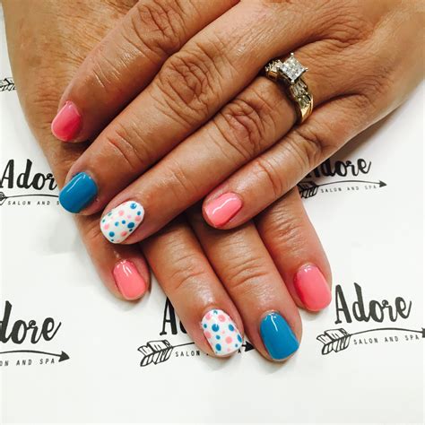 gender reveal nails ideas 3
