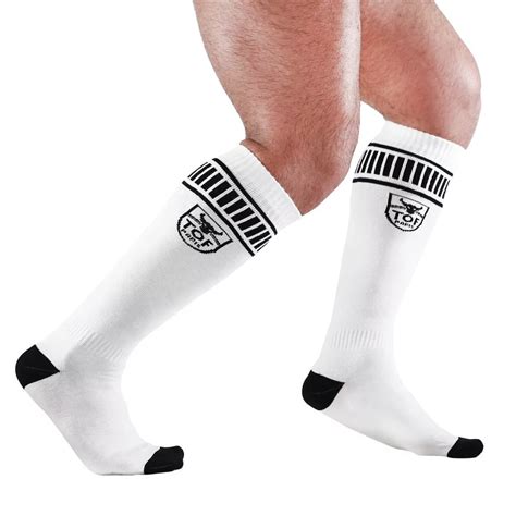 Chaussettes Footish Blanc/Noir - TOF-PARIS.com Taille S/M