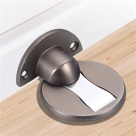 Dezsed Magnetic Door Stopper Floor Mount Magnet Door Stop - Invisible