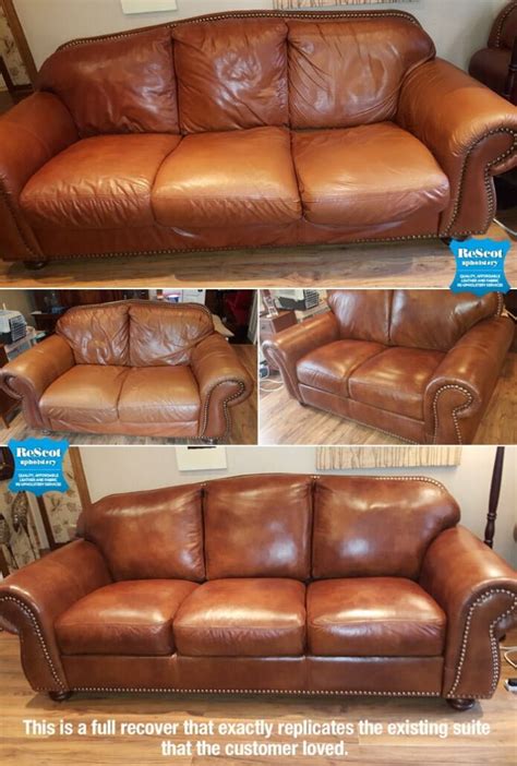 Leather sofa recovery all over Scotland – ReScot Upholstery