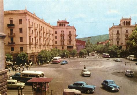 Тбилиси — Старые фотографии и открытки — троллейбус — Фото — Городской ...