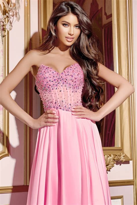 Elegant Halter A Line Floor Length Dress D6021 - Jovani