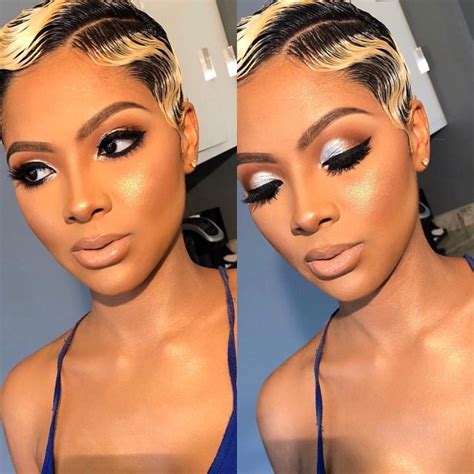 Pin by Tamera P on Eyes & Lips | Pixie haircut, Natural hair styles