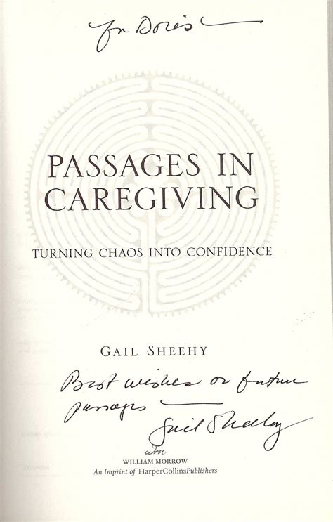 PASSAGES IN CAREGIVING | Gail SHEEHY