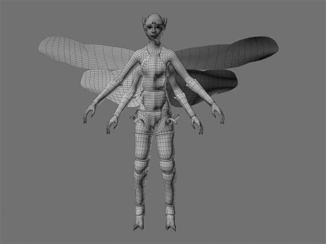 Pixie Character for Portfolio — polycount