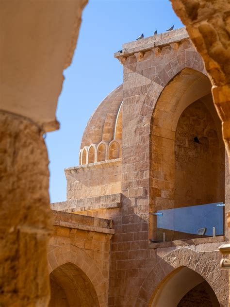 historic stone architecture  mardin turkiye  stock photo