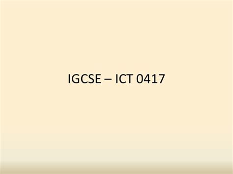 ICT 0417 Paper 1 is it difficult? – IGCSE ICT 0417 Teaching & Learning ...