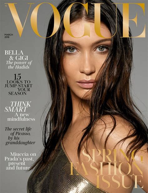 Gigi & Bella Hadid | Vogue UK | March 2018 Covers