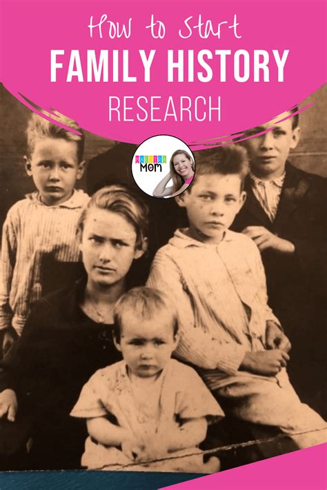 How To Start Family History Research