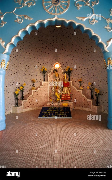 Trinidad, Port of Spain, Pashimtaashi Hindu Mandir, Hindu temple Stock ...