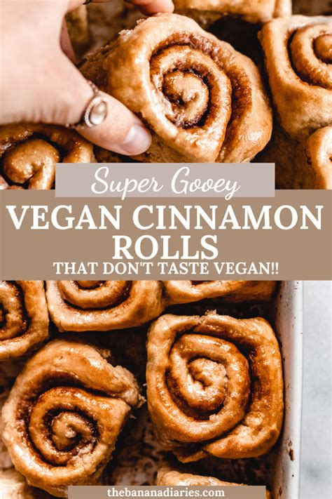 soft fluffy easy vegan cinnamon rolls overnight option artofit