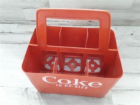 Vintage Red Plastic Coca Cola BOTTLE 6 PINT Carrier Coke | Etsy